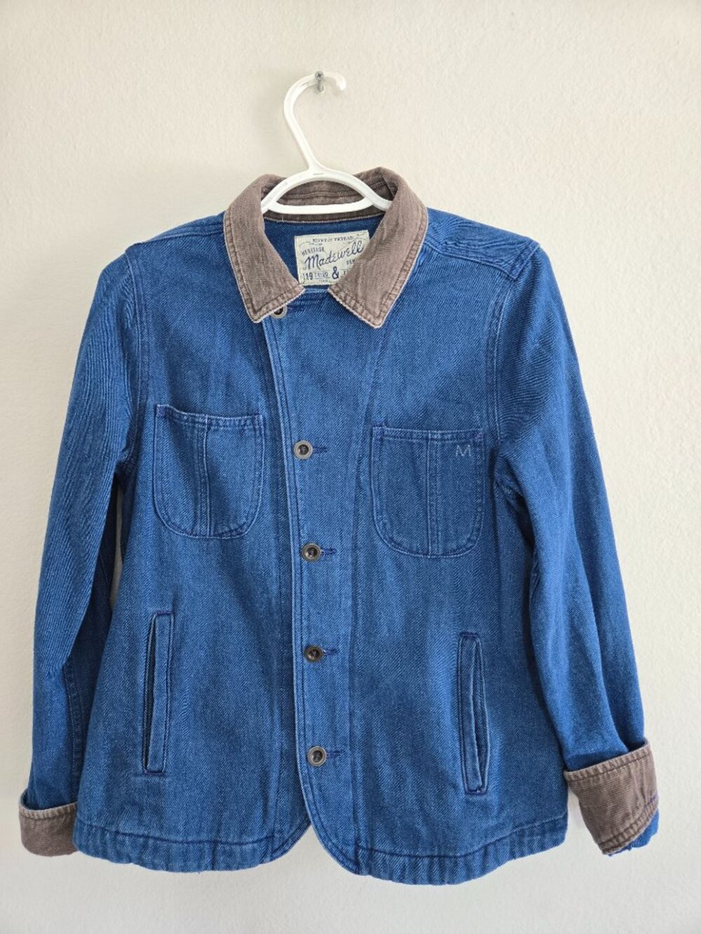 Madewell Rivet & Thread Denim Chore/Field Jacket size Small